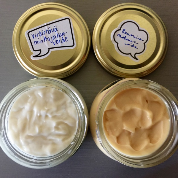 Itsevalmistetut emulsiovoiteet