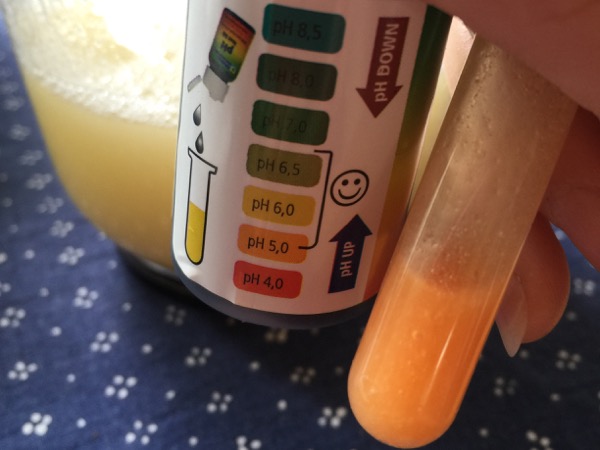 Shampoo on sopivan hapan, kun pH on noin 5.
